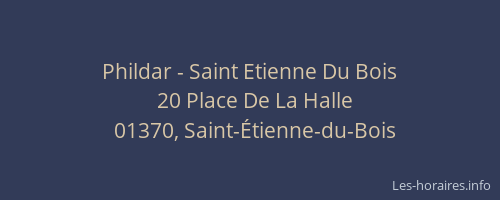 Phildar - Saint Etienne Du Bois