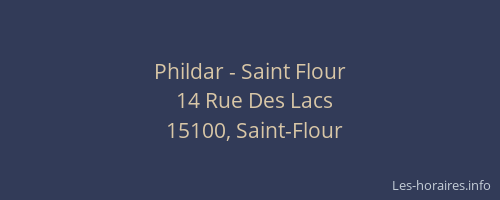 Phildar - Saint Flour