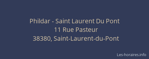 Phildar - Saint Laurent Du Pont
