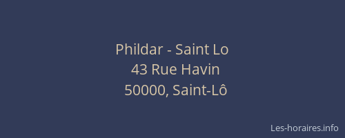 Phildar - Saint Lo