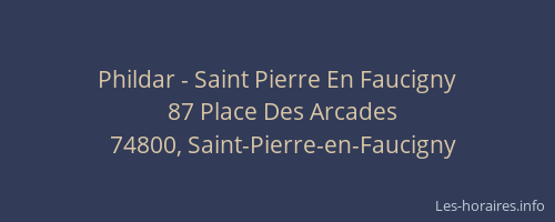 Phildar - Saint Pierre En Faucigny
