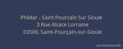 Phildar - Saint Pourcain Sur Sioule