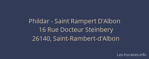 Phildar - Saint Rampert D'Albon