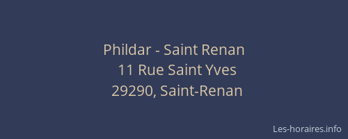 Phildar - Saint Renan