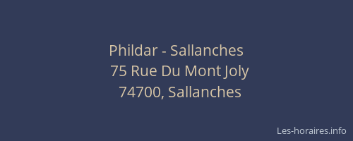 Phildar - Sallanches