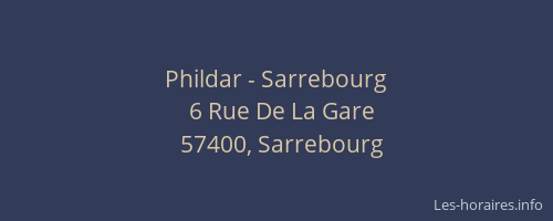Phildar - Sarrebourg