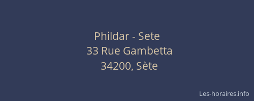 Phildar - Sete