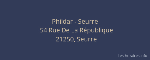Phildar - Seurre