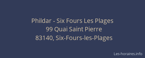 Phildar - Six Fours Les Plages