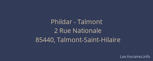 Phildar - Talmont
