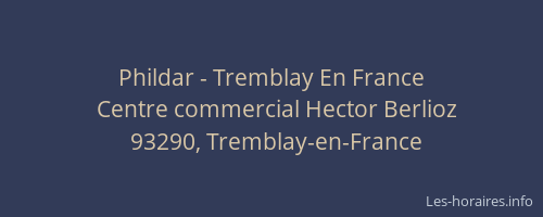 Phildar - Tremblay En France