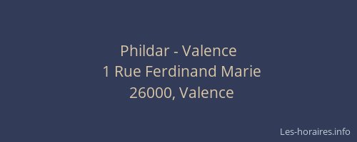 Phildar - Valence