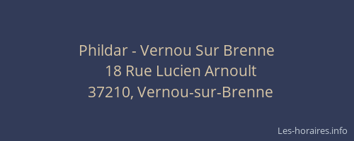 Phildar - Vernou Sur Brenne