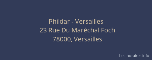 Phildar - Versailles