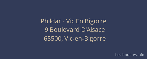 Phildar - Vic En Bigorre