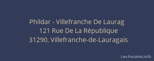 Phildar - Villefranche De Laurag