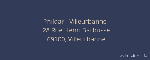 Phildar - Villeurbanne