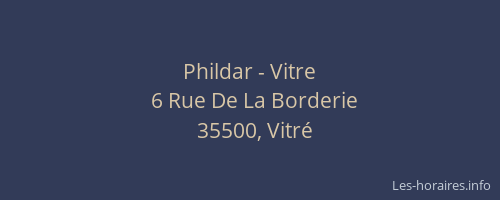Phildar - Vitre