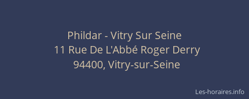 Phildar - Vitry Sur Seine