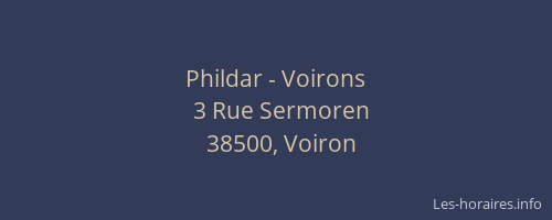 Phildar - Voirons