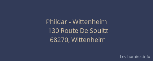 Phildar - Wittenheim