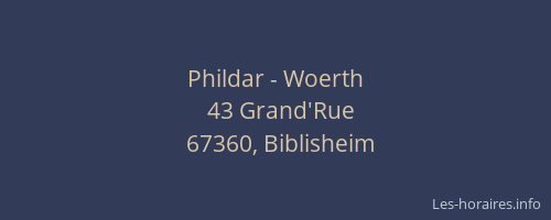 Phildar - Woerth