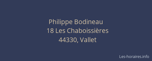 Philippe Bodineau