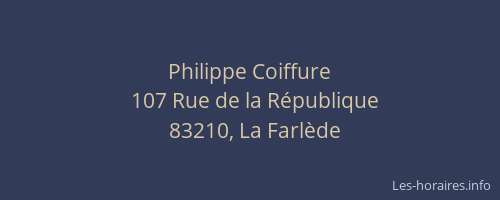 Philippe Coiffure