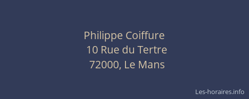 Philippe Coiffure