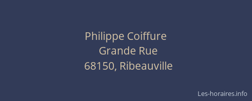 Philippe Coiffure