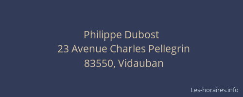 Philippe Dubost
