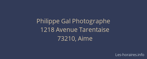 Philippe Gal Photographe