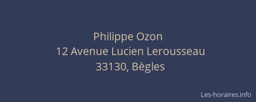 Philippe Ozon