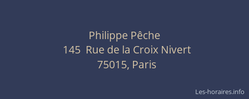 Philippe Pêche