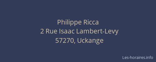 Philippe Ricca