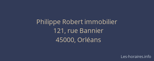 Philippe Robert immobilier