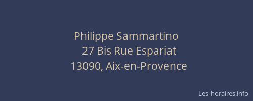 Philippe Sammartino