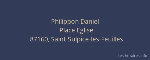 Philippon Daniel