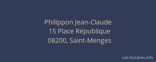 Philippon Jean-Claude