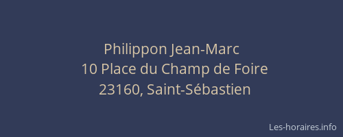 Philippon Jean-Marc