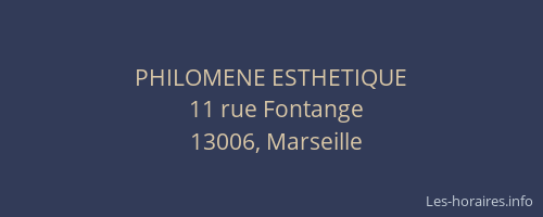 PHILOMENE ESTHETIQUE