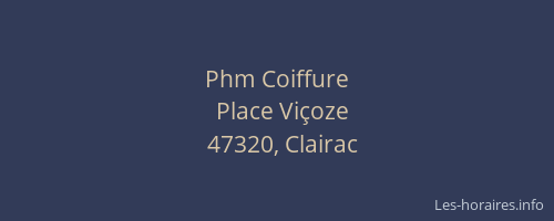 Phm Coiffure
