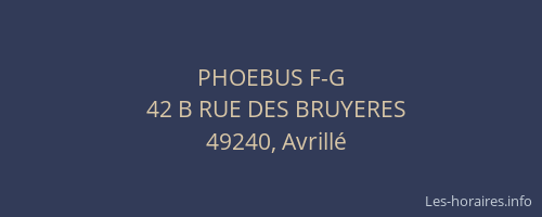 PHOEBUS F-G