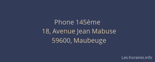 Phone 145ème