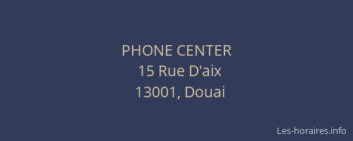 PHONE CENTER