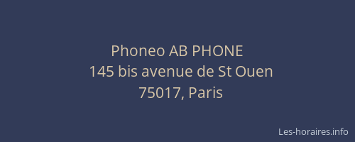 Phoneo AB PHONE