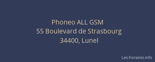 Phoneo ALL GSM