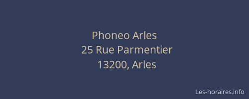 Phoneo Arles