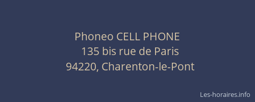 Phoneo CELL PHONE