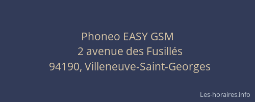 Phoneo EASY GSM